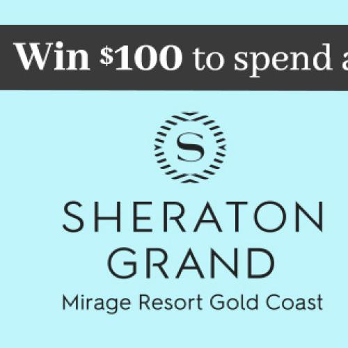 $100 gift card to Sheraton Grand Mirage Gold Coast