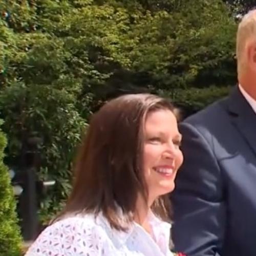 Grace Tame’s awkward meeting with Morrison