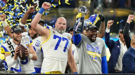 Los Angeles Rams win the Super Bowl