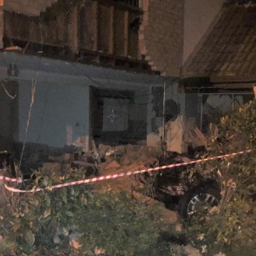Woman left for dead after stolen car ploughs into Brisbane home