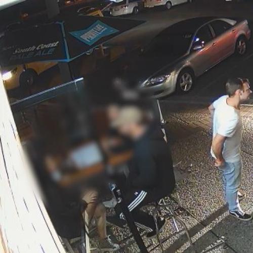 WATCH: Police hunt man over shocking one-punch attack outside popular bar