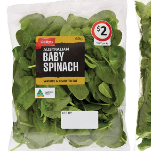HEALTH ALERT: Coles Baby Spinach recalled with salmonella fears