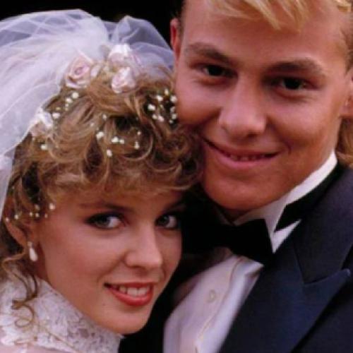 Kylie and Jason in Neighbours goodbye show
