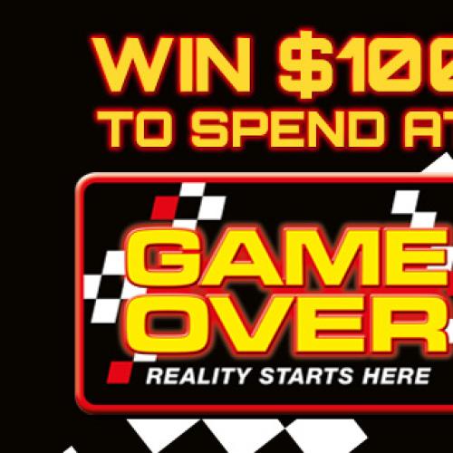 Win $100 to spend at Game Over!