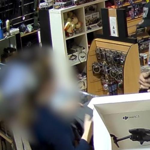 WATCH: Police hunt drone thieves targeting Logan hobby shop