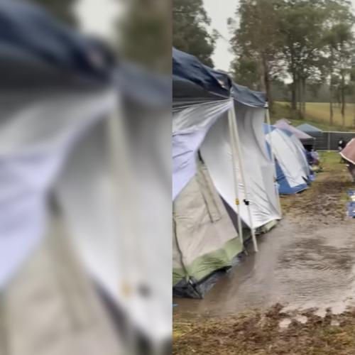 Wild weather wreaks havoc for festival-goers at Splendour