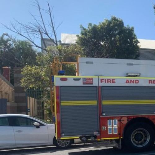 Blaze breaks out on balcony unit in Southport