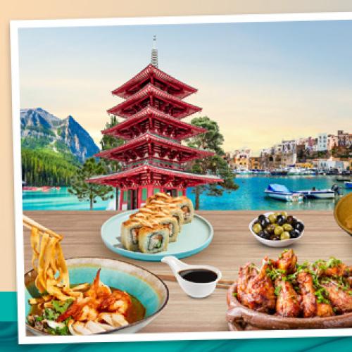Your Plate Is Your Passport at The Oasis