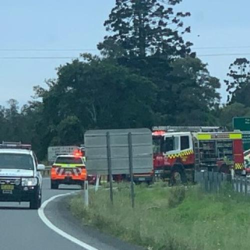 Woman airlifted to hospital after horror M1 crash south of Tweed