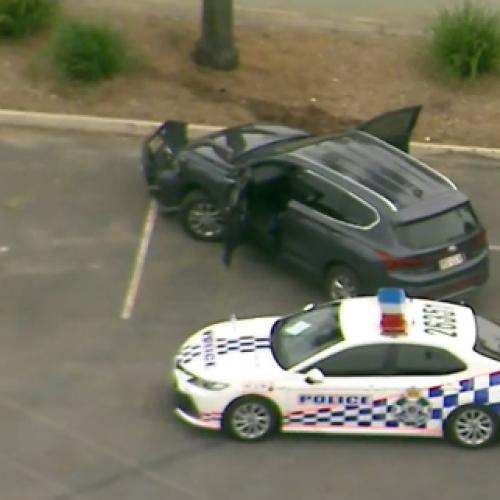Chase underway after cop struck by stolen car on the Gold Coast