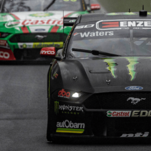 Waters on Bathurst pole, shootout canned
