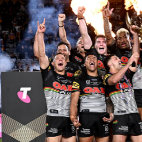 Panthers crush Eels to win NRL grand final
