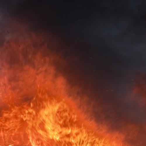 Crime scene at Qld cop shop after suspicious blaze