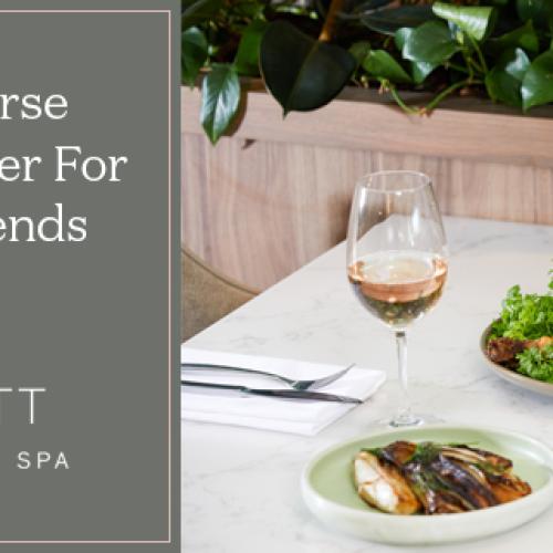 WINNER: 5 Course Degustation for 4 people at J.W. Marriott Resort & Spa