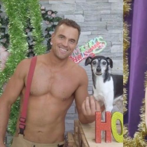 WATCH: Shirtless firefighters cuddle cute animals in festive video and holy Father Christmas!