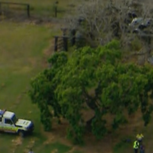 Teens fighting for life in fiery stolen car crash near Ipswich