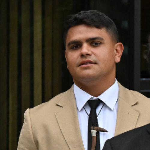 Wighton, Mitchell plead not guilty to fight charges