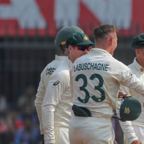 Aussie spinners rip through India on turning pitch