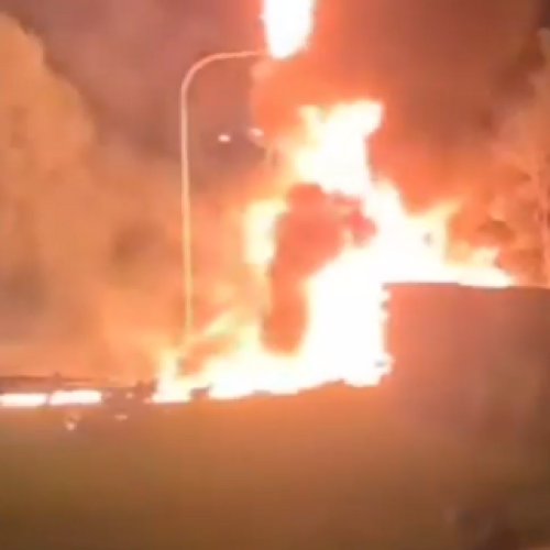 Man killed in fiery northern NSW truck crash