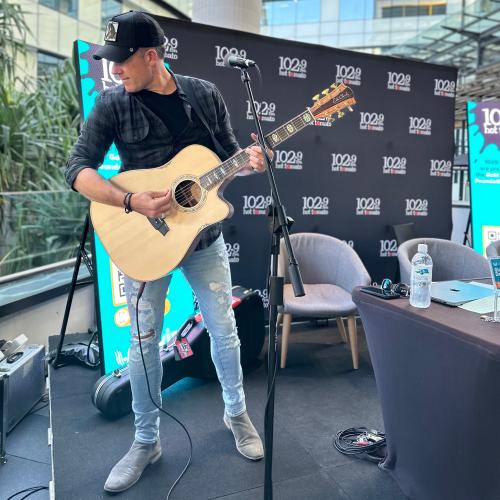 Watch: Casey Barnes Performs Live For Giving Day