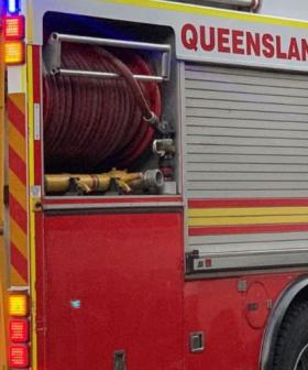 Van bursts into flames at Gold Coast caravan park