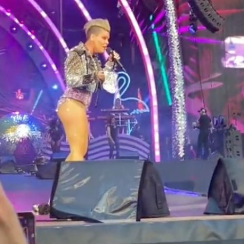 Pink Stunned After Fan Throws Mum's Ashes On Stage