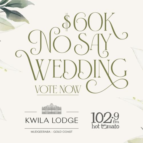 And The Winner Of Our $60k No Say Wedding Is....