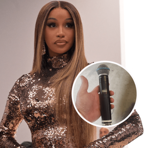 The Microphone That Cardi B Threw Into A Crowd Is Now Up For Auction