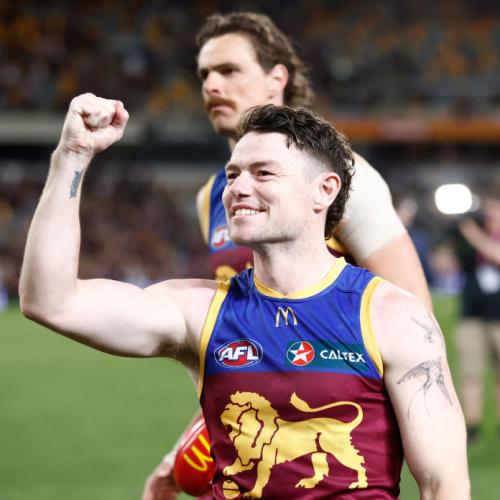 Lions survive Blues blitz to book AFL grand final berth