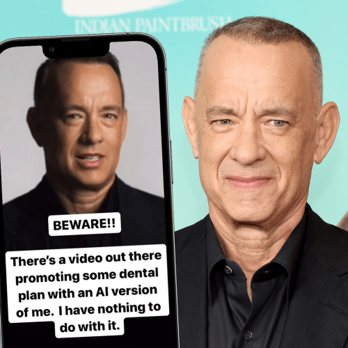 "Beware": Tom Hanks Warns Fans On Threat Of AI After Scary Video Surfaces