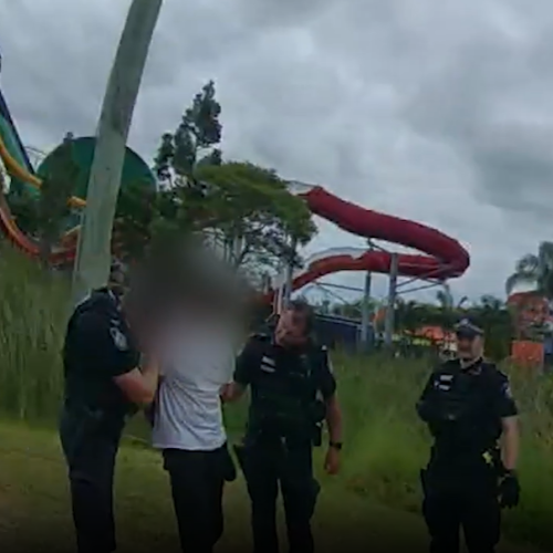 WATCH: Truck driver caught allegedly more than six times over the limit on the Gold Coast