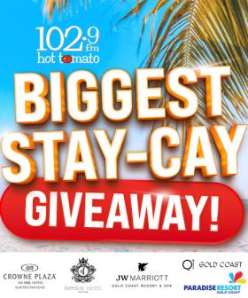 1029 Hot Tomato's Biggest Stay-Cay Giveaway!