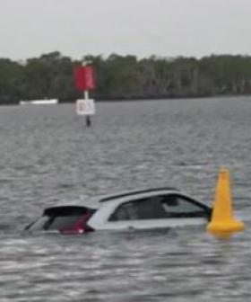 Police probe after stolen car dumped in Gold Coast's Broadwater