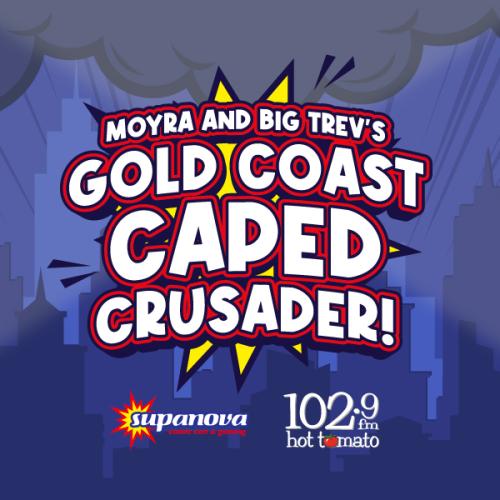 Moyra and Big Trev's Gold Coast Caped Crusader!