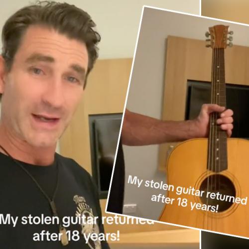 Pete Murray's Stolen Guitar Returned After 18 Years... By Thief's Ex-Partner