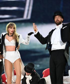Taylor and Travis Take The Stage At Wembley