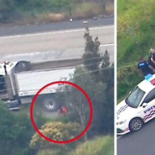 Man charged after truck rampage on the M1 Gold Coast