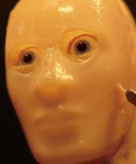 New Smiling Robot Uses Real Human Skin