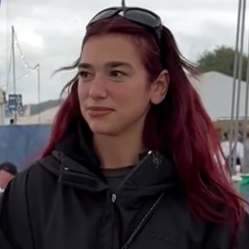 Dua Lipa Has An Awkward Run In With A Fan At Glastonbury