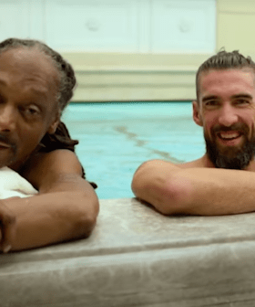 Michael Phelps Teaches Snoop Dogg How To Swim