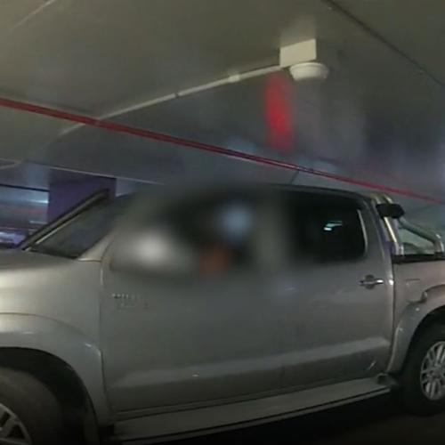 WATCH: Officers struck by reckless driver in Gold Coast car park