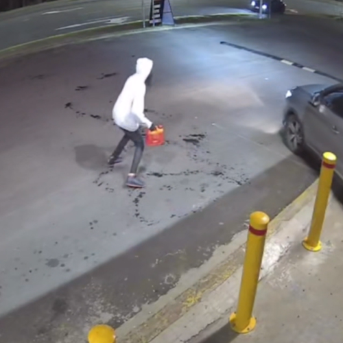 WATCH: Major manhunt after ram raids, arson attacks on Tweed tobacconists