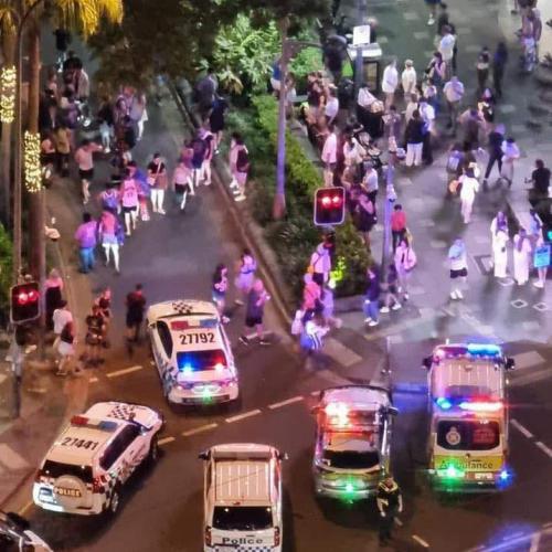 'Armed' man charged after setting fire to business, plunging Surfers into lockdown