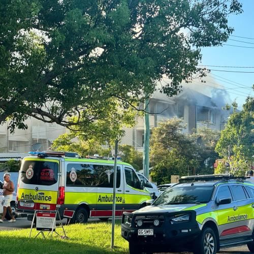 Roof collapses as inferno engulfs Southport unit complex
