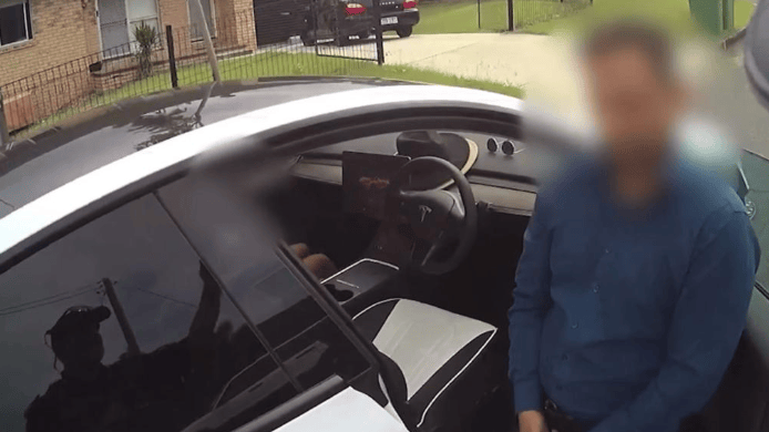 WATCH: Tesla driver busted at 92km/h in Gold Coast school zone