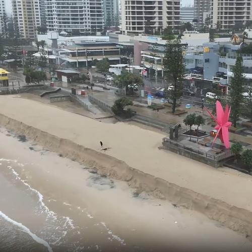 Work begins to repair battered Gold Coast beaches