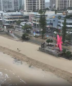 Work begins to repair battered Gold Coast beaches