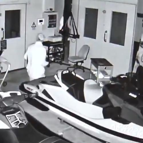 Man on the run after stealing ute, jet ski from Gold Coast business