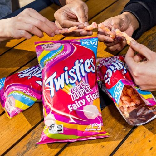Twisties Release Zooper Dooper Fairy Floss Flavour!