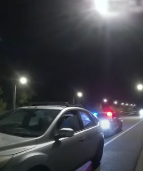 Alleged veggie thief busted after car goes up in flames on Gold Coast